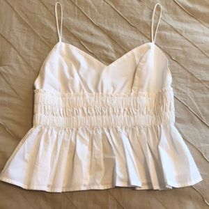 Express Cropped Peplum top